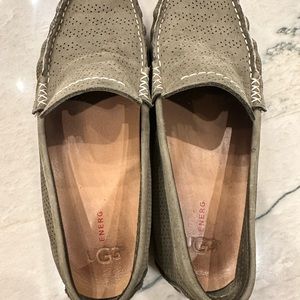 Men’s Ugg leather driving moccasins- treadlite sole